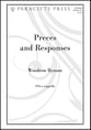 Preces and Responses SSA choral sheet music cover